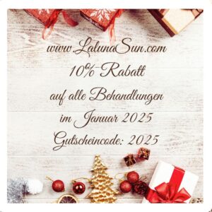 Rabattaktion - 10% Rabatt auf alle Behandlungen im Januar 